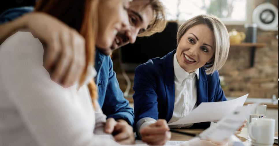 Real estate agent helping buyers navigate the Arizona home buying process.